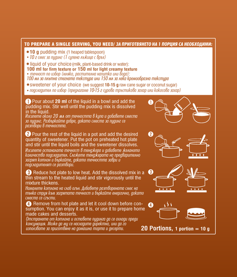 Bio Carob-Pudding Mix