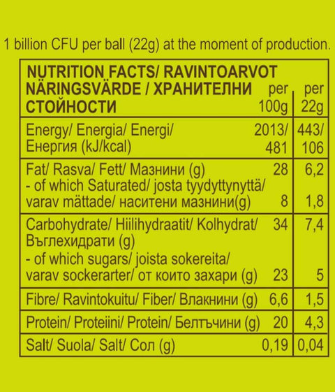 Bio Choc Chip & Matcha Ball z żywymi kulturami