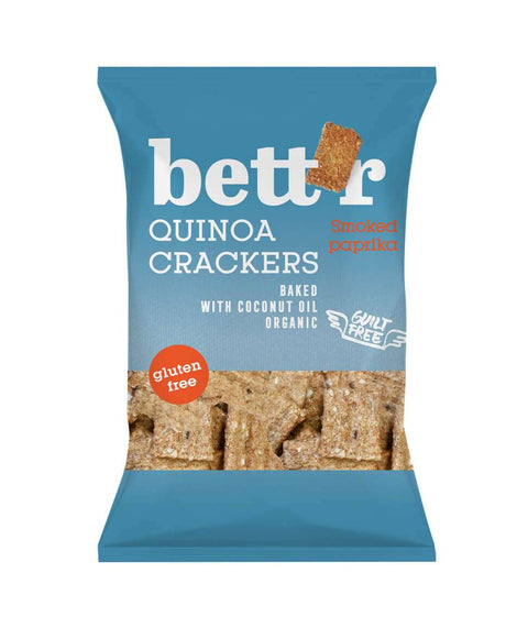 Krakersy Bio Quinoa z wędzoną papryką