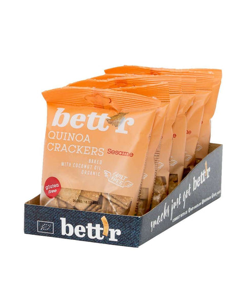 Bio Quinoa Crackers Sesame