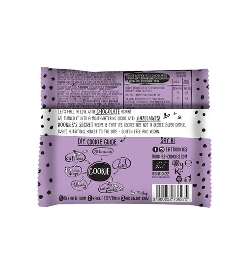 Ciasteczka BIO Choc chip & Hazelnut