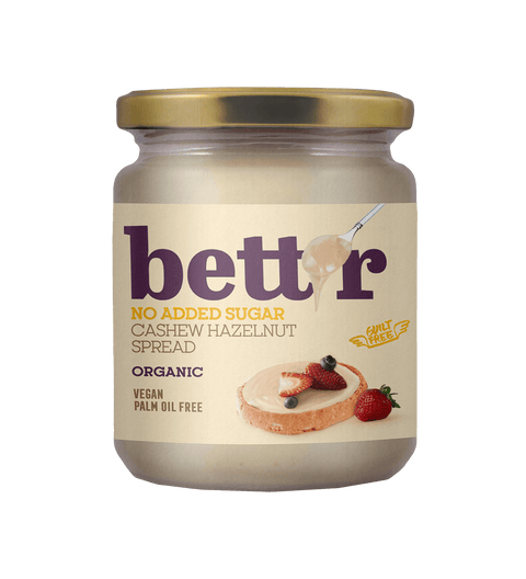 BIO Cashew Cashew Heazelnut Spread, fără zahăr adăugat