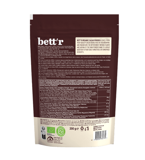Pudră de cacao RAW BIO