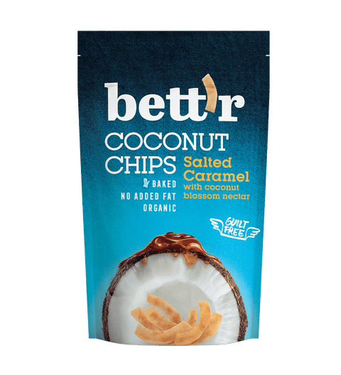 BIO Chipsuri de nucă de cocos Caramel sărat