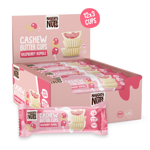 Bio Cashewbutter Cups Raspberry Rumble