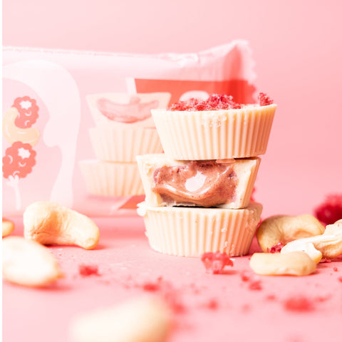 Bio Cashewbutter Cups Raspberry Rumble