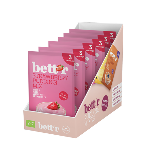 Bio Mix pentru pliculeț de budincă de căpșuni