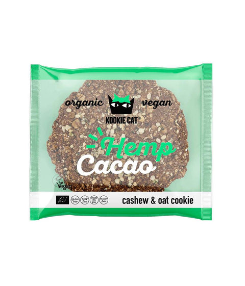 Biscuit BIO cu semințe de cânepă și cacao